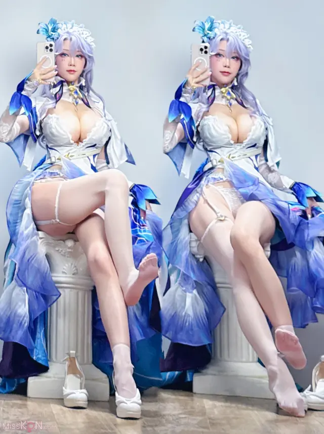 Coser@水淼Aqua: 鸣潮 坎特蕾拉 自拍 (25 photos)