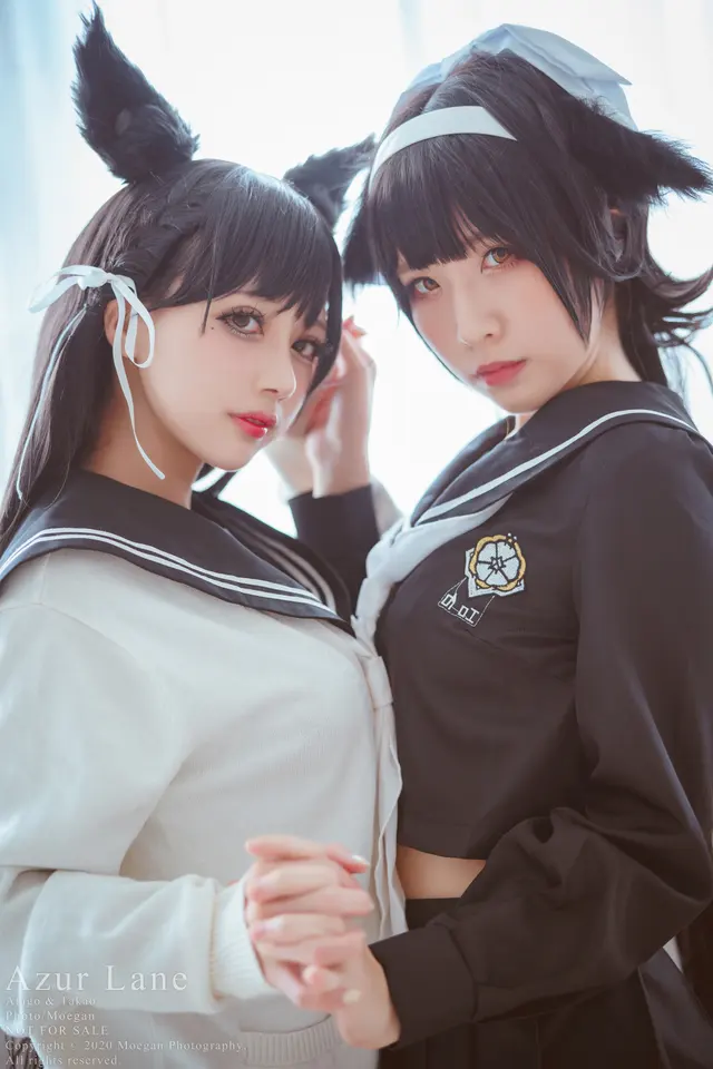 沖田凜花Rinka & Shiina Kurumi – Atago & Takao (Azur Lane) [13P-40.51MB]