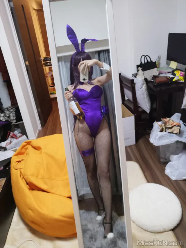 Coser@切切Celia: FGO 斯卡哈 女仆+兔女郎 (31 photos)