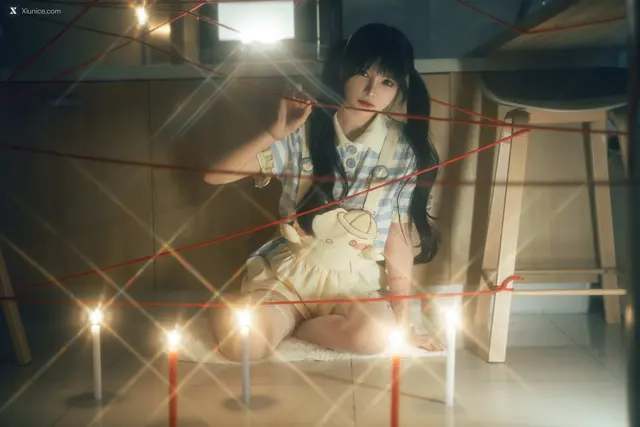 Coser@rua阮阮 – rua阮阮 & 小九酱 – 奶牛 双人 (50 photos)