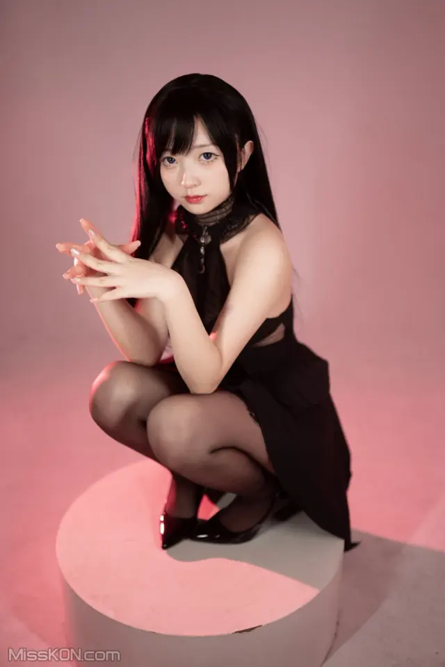 Coser@花铃: 黑丝燕尾礼服 (70 photos)