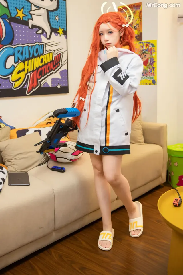 Coser@G44不会受伤 Vol.084: 碧蓝档案 花岡柚子 (25 photos)