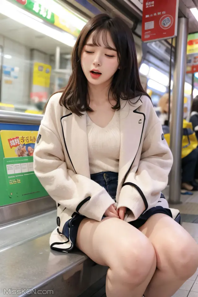 [AI Generated] 清纯唯美系列 地铁里的跳蛋 (108 photos)