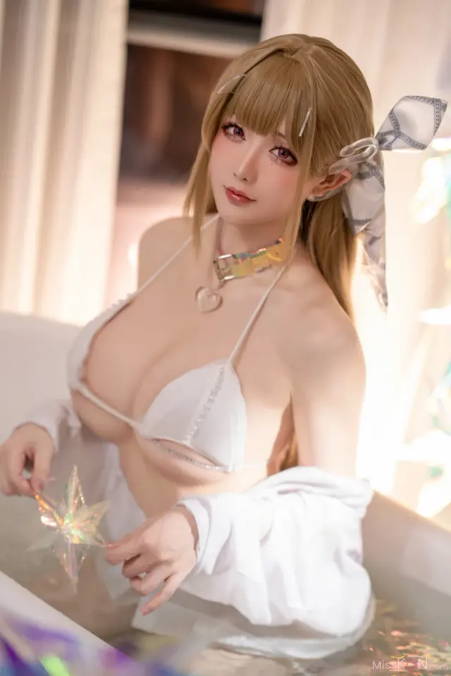 Coser@星之迟迟Hoshilily: NIKKE毒蛇泳装 (58 photos)