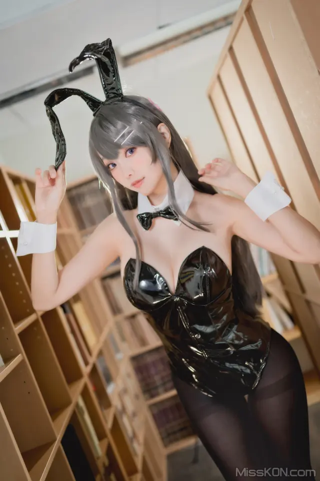 Coser@Ely_eee (ElyEE子): 麻衣学姊 (50 photos)