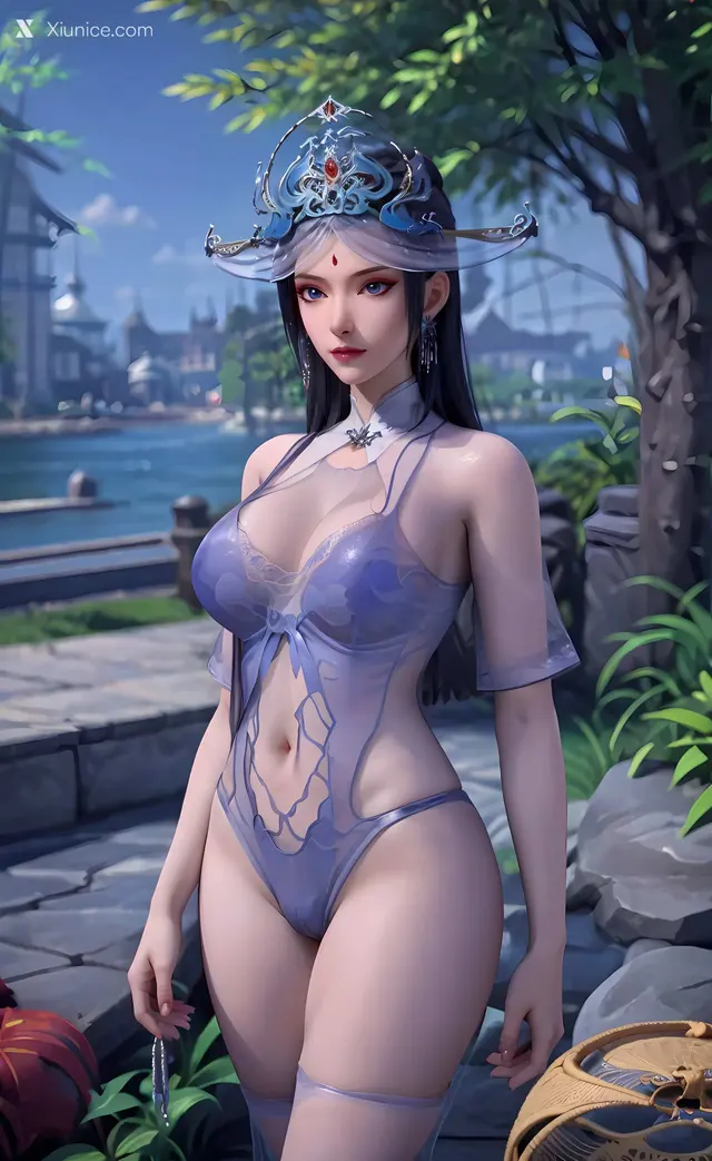 AI Girl – 暗河传 – 慕雪薇 慕雨墨 – 慕雪薇 清凉写真 (48 photos)