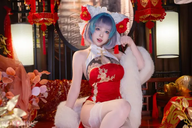Coser@清水由乃: 柴郡新春旗袍 (71 photos + 1 video)