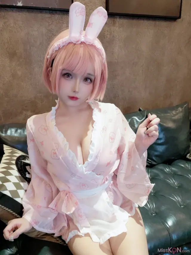 Coser@日奈娇: 粉兔子 (24 photos)
