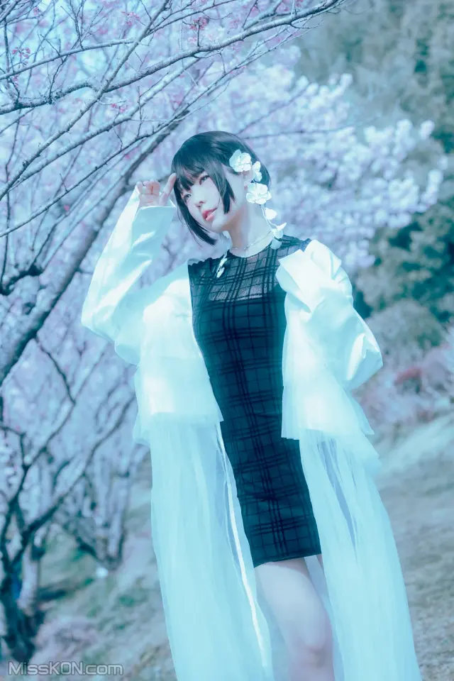 Coser@Ely_eee (ElyEE子): 17°C Pink Sakura 17°C粉櫻 (43 photos + 1 video)