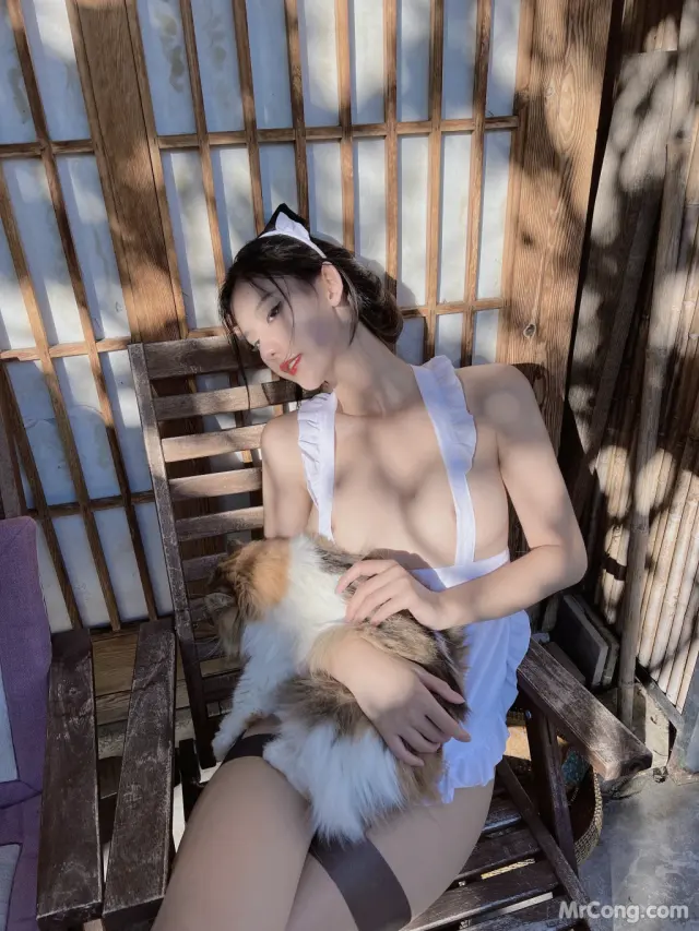 Jiu Shi A Zhu A (就是阿朱啊): 女仆与猫 (41 photos + 1 video)