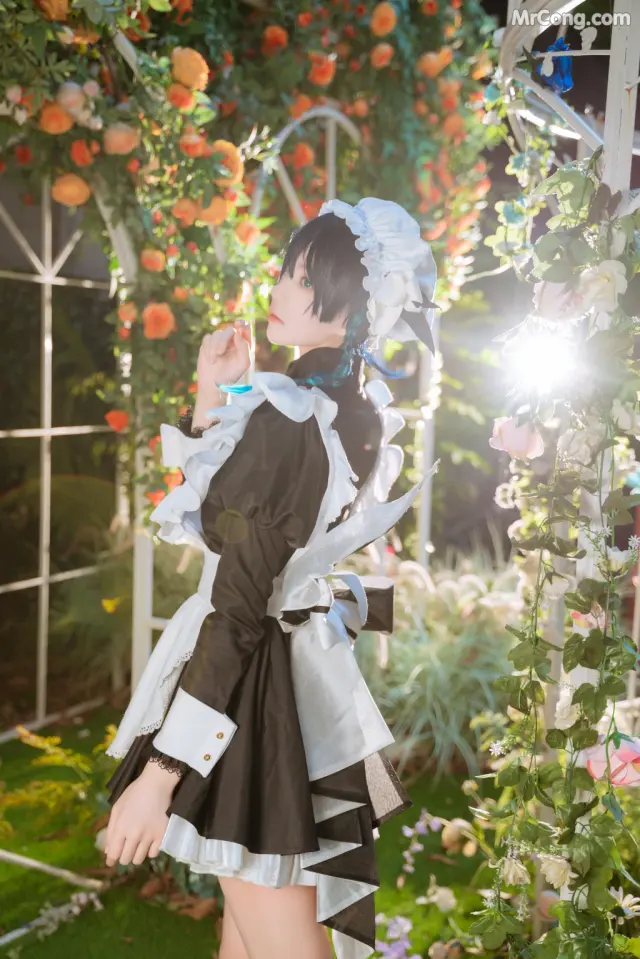 Coser@桜桃喵 Vol.141: 温迪女仆+花絮 (27 photos + 1 video)