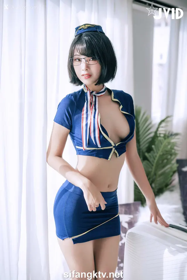 JVID – 露露咪 – 淫蕩美艷空姐的教育「性」 (212 photos)