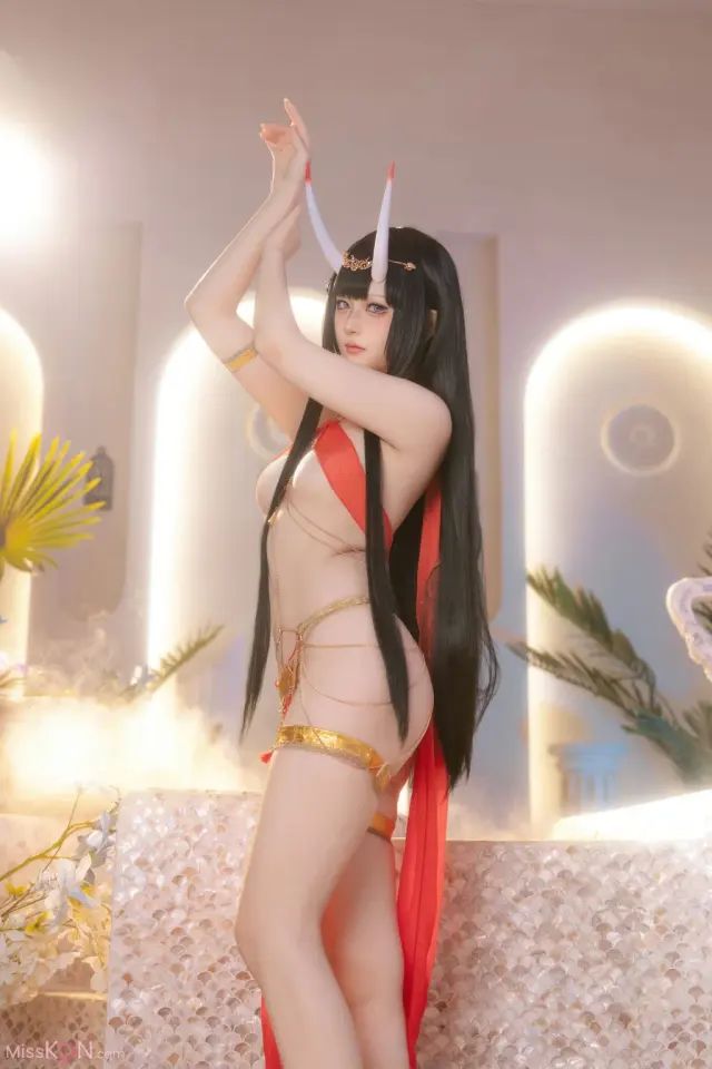 Coser@屿鱼 – 碧蓝航线 能代 赤纱浴影 (36 photos)