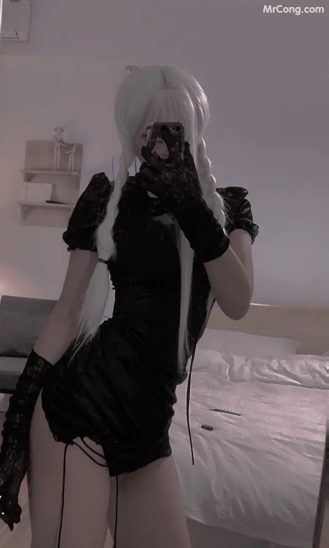 Coser@柒柒要乖哦 No.001 辣妹旗袍 (46 photos + 1 video)
