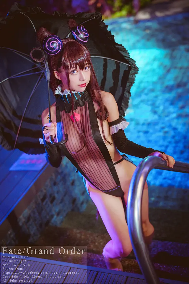 沖田凜花Rinka – Murasaki Shikibu, Swimming suit ver. (FateGrand Order) [6P-2.57MB] (6 photos)