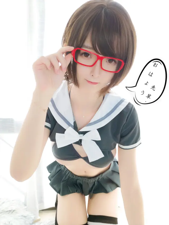 Coser@一小央泽 (yixiaoyangze) – 早安学妹 (37 photos)