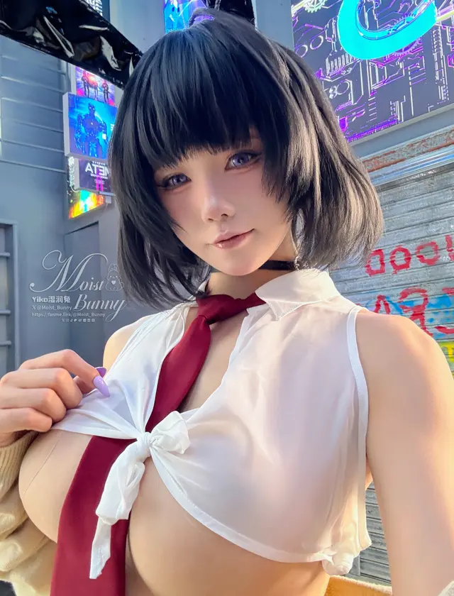 Coser@黏黏团子兔 – 2025年10月作品 賽博逆JK (87 photos)