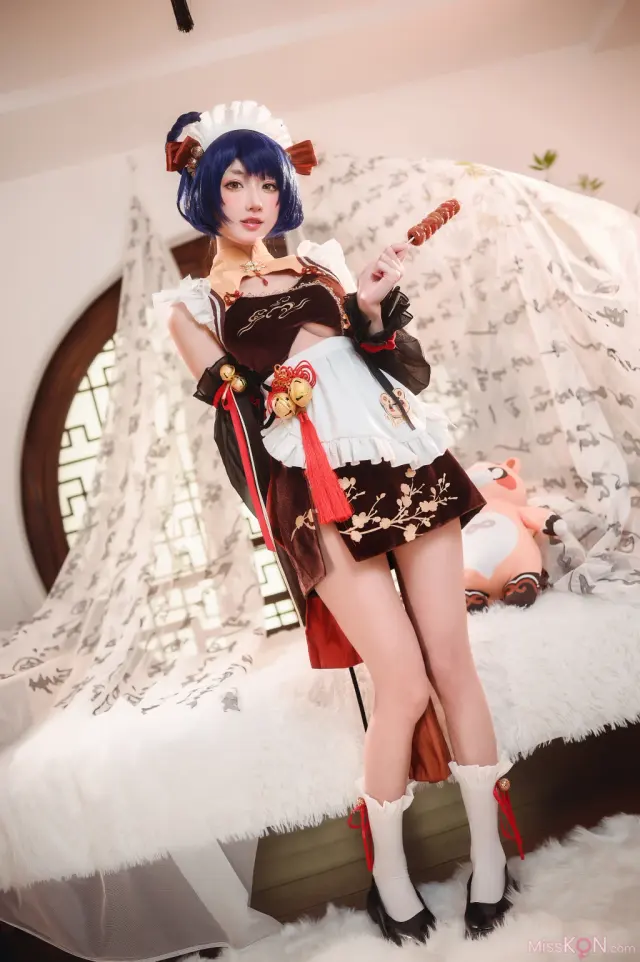 Coser@阿包也是兔娘: 原神 香菱 (41 photos)