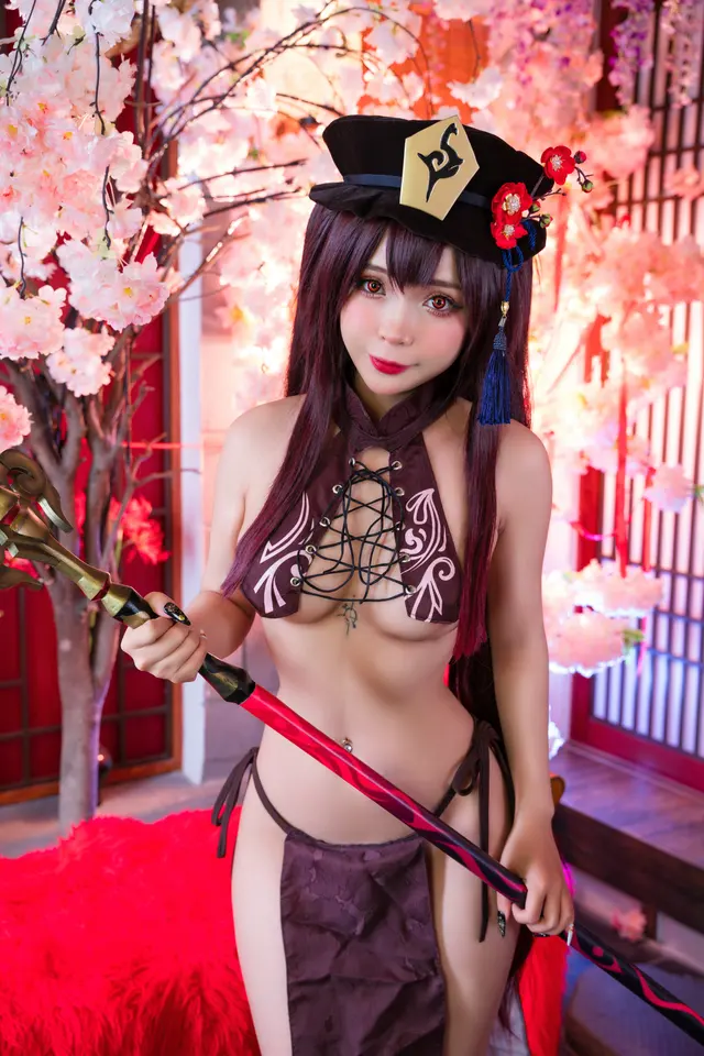 Coser@UmekoJ: Hutao (66 photos)