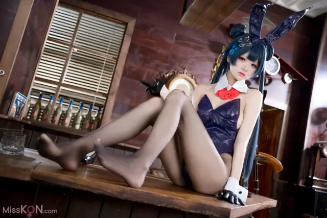 Coser@九柒喵: 蔚蓝档案 龙华妃咲 兔女郎 (59 photos)