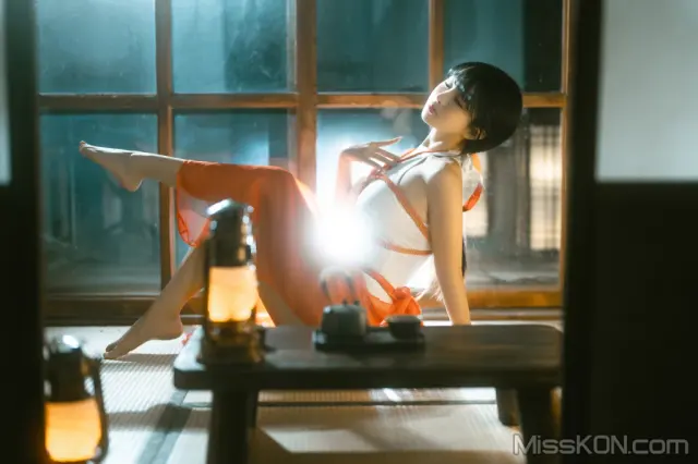 Coser@桜井宁宁: 绳艺巫女 (61 photos)