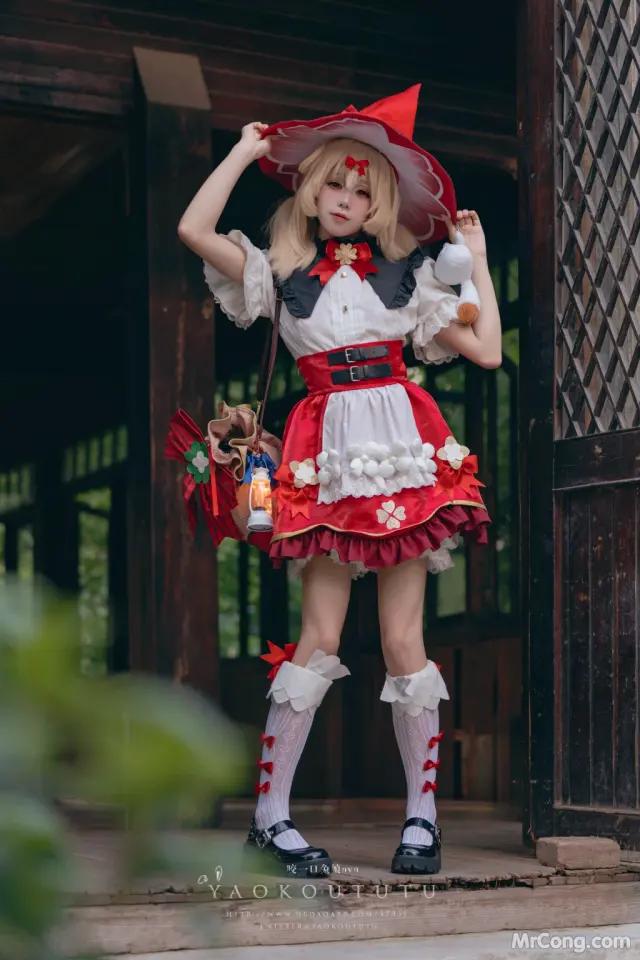 Coser@黏黏团子兔: 琪花星烛·可莉 可莉炸鱼舞 (66 photos + 1 video)