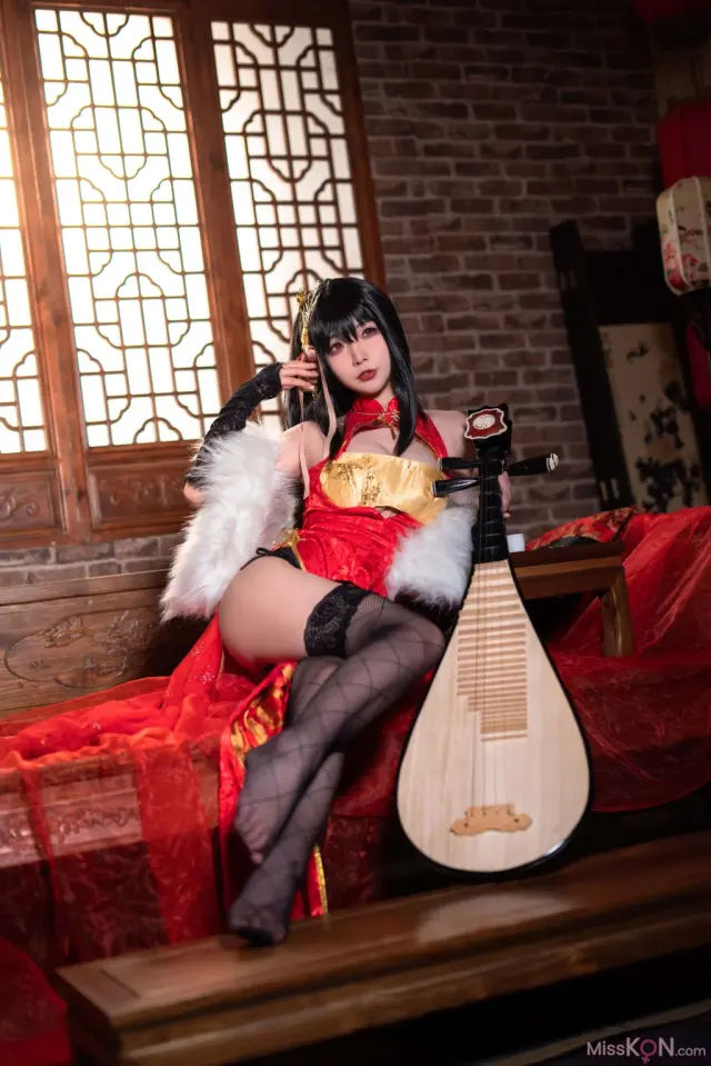 Coser@yuuhui玉汇: 碧蓝航线 大凤旗袍 (23 photos)