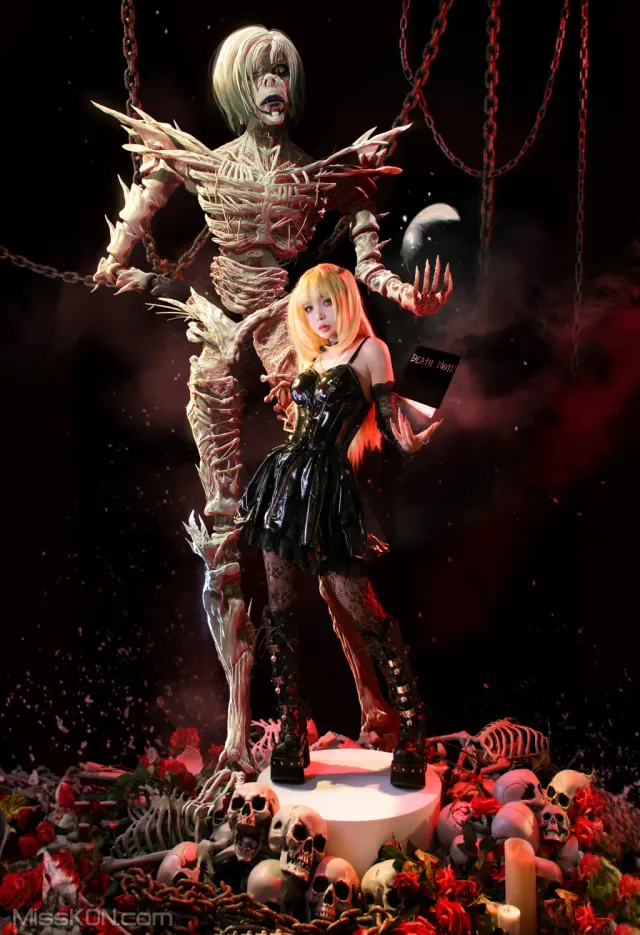 Coser@UmekoJ: Amane Misa x Death Note (138 photos + 8 videos)