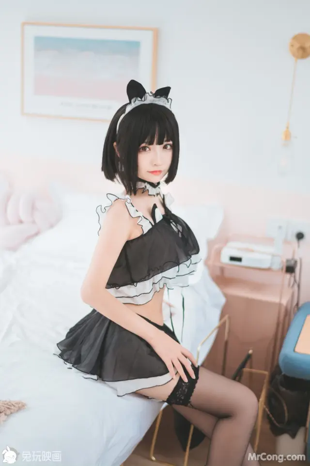 Cosplay@兔玩映画 Vol.055: 黑丝猫耳 (46 photos)