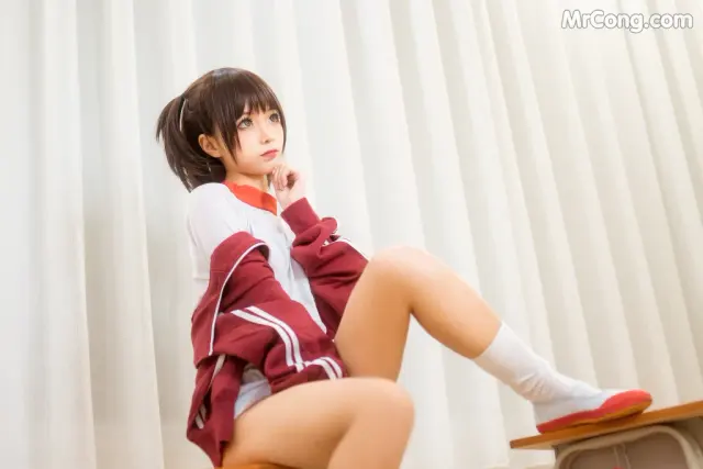 Coser@蠢沫沫 (chunmomo) Vol.033: 体操服红 (45 photos)