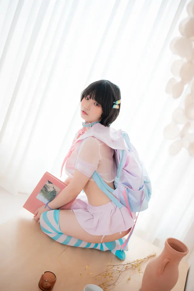 [CreamSoda] Mimmi (밈미) – Belt choker (48 photos)