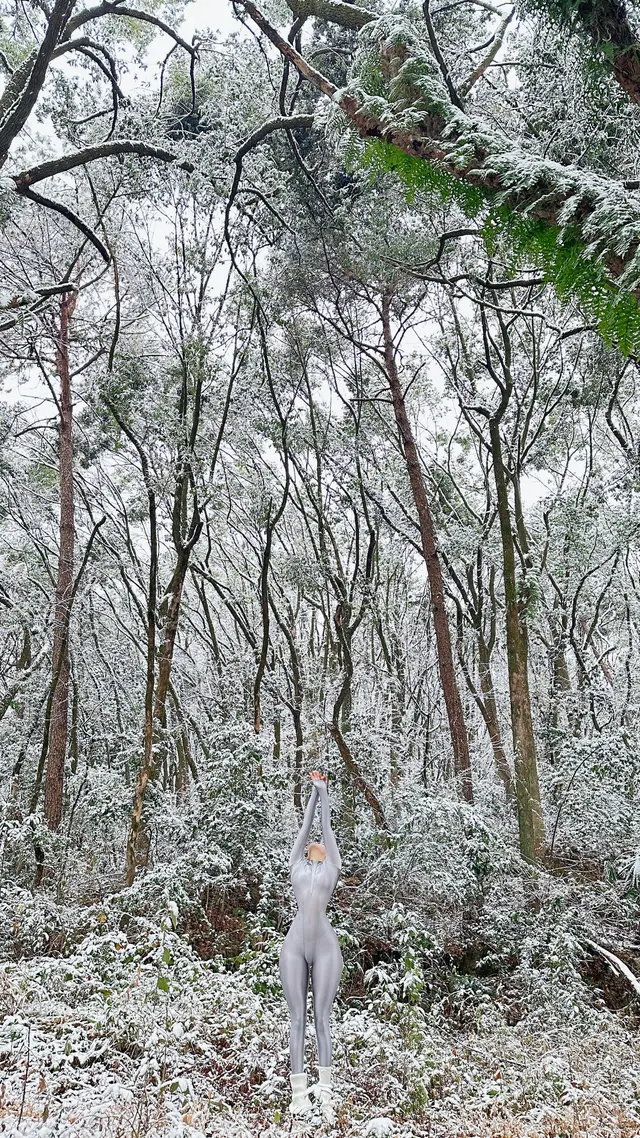 俏妞qiaoniuTT – 银色风景 (40 photos)