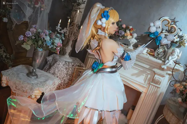Coser@爆机少女喵小吉 (Nekokoyoshi) 水晶玫瑰 (44 photos)