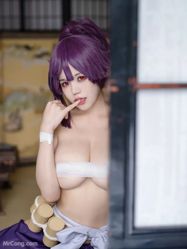 Coser@小仓千代w No.060: Yuzuriha 地狱楽 杠 (26 photos)