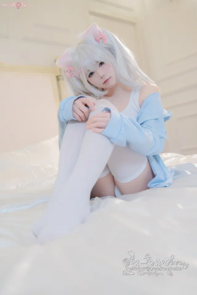 Coser@黏黏团子兔: 做你的猫 (56 photos + 1 video)