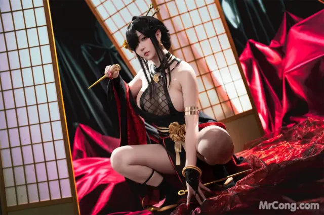 Coser@星之迟迟Hoshilily: 圣诞节 约尔 同人和风战斗服 (78 photos)