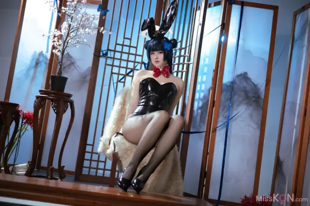 Coser@屿鱼: 蔚蓝档案 龙华妃咲 兔女郎 (40 photos)
