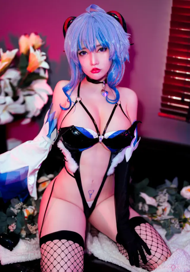 Coser@Potato Godzilla: Ganyu Succubus Ver. Genshin Impact (15 photos)