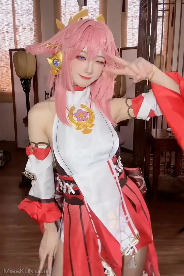 Coser@封疆疆v: 八重神子公式ver (40 photos)