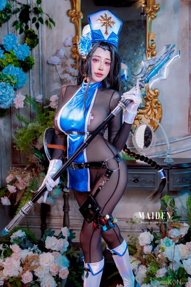 Coser@Byoru: Maiden-Ice Rose (56 photos + 18 videos)