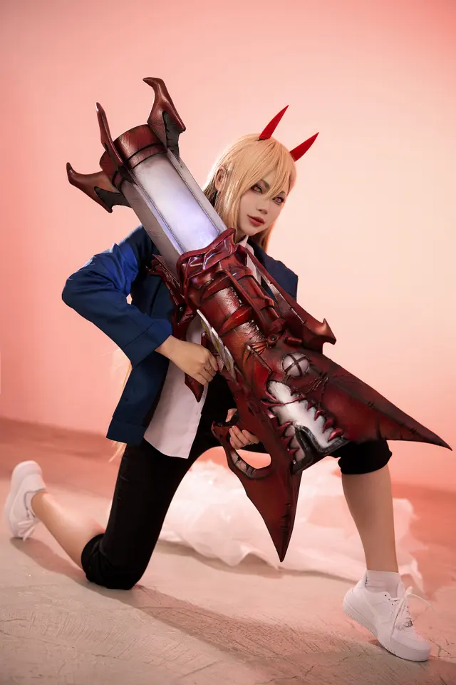 Coser@ZinieQ: Chainsaw Man Power 电锯人 帕瓦 (37 photos + 20 videos)
