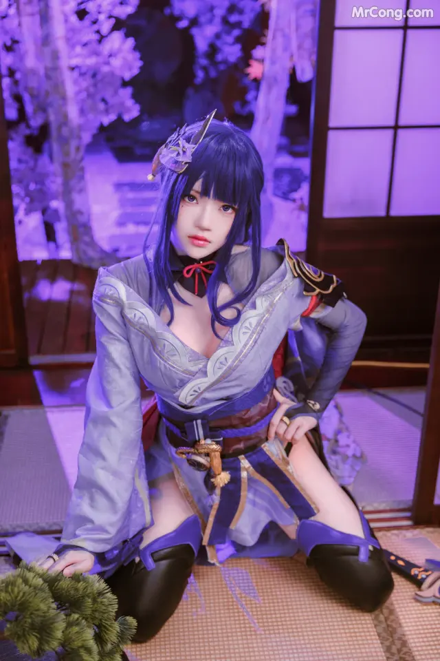 Coser@桜桃喵 Vol.139: 雷电将军+花絮 (51 photos + 1 video)