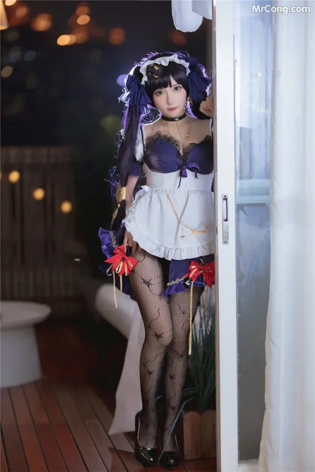 Coser@是三不是世w No.008: 原神莫娜女仆 (55 photos)
