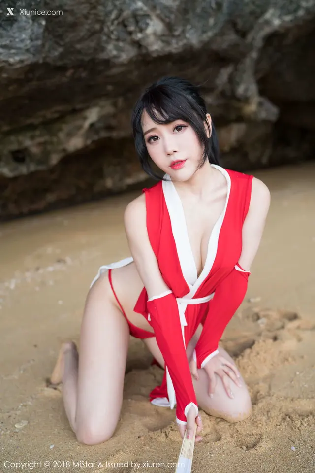 MiStar魅妍社 Vol.215 兜豆靓 (51 photos)