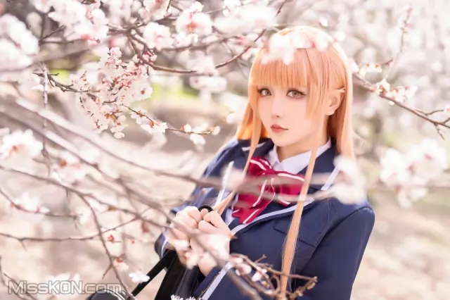 Coser@星之迟迟Hoshilily: 2024年04月计划赠品 邻家的天使同学-椎名真昼 (25 photos)