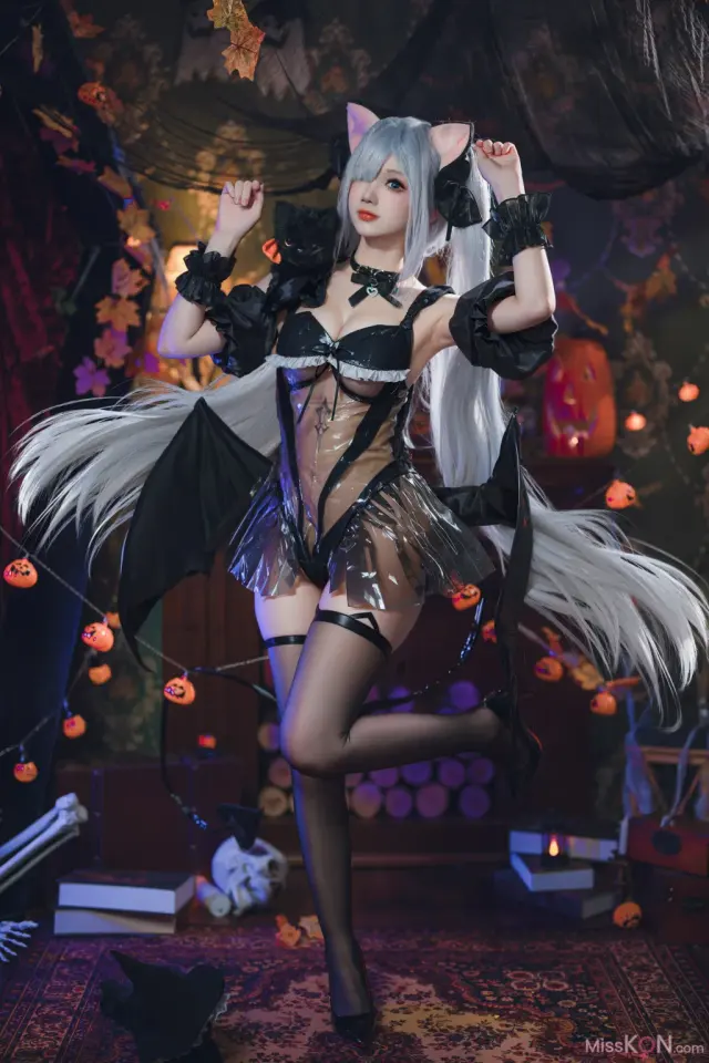 Coser@雪晴Astra: 24万圣节 雅努斯 (62 photos + 7 videos)