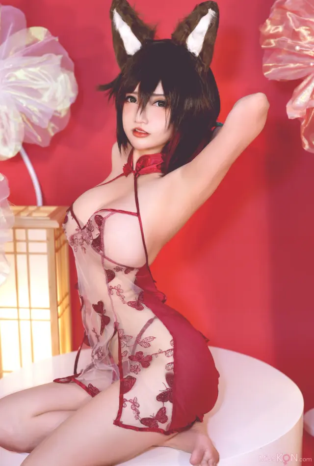 Coser@Potato Godzilla: Tingyun Cheongsam (16 photos)