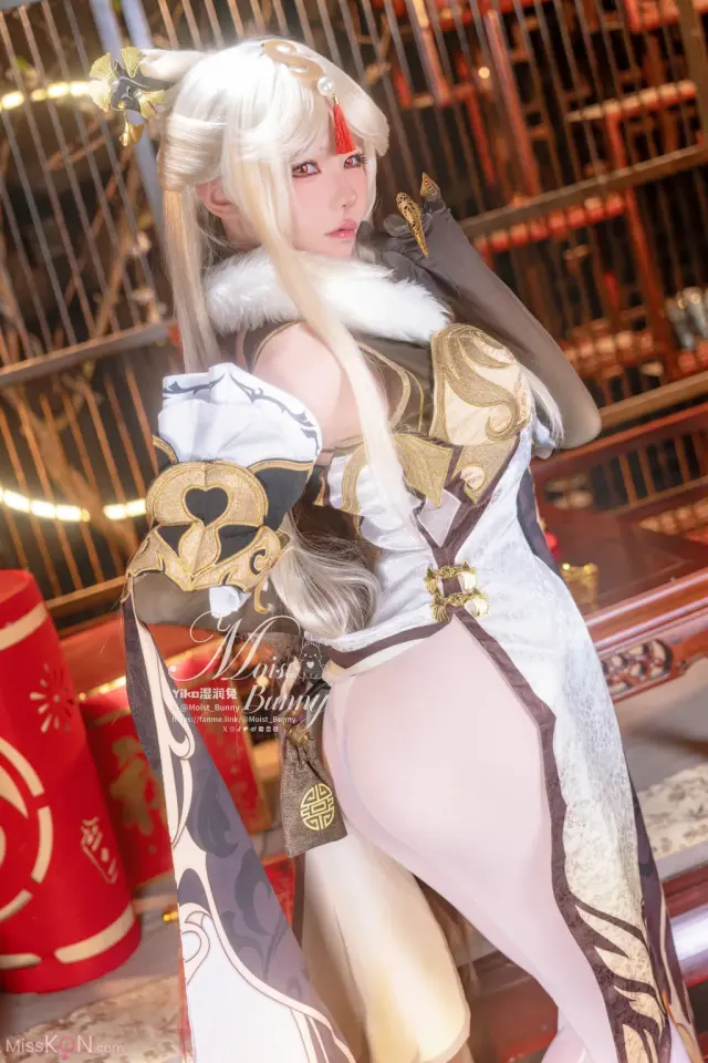 Coser@黏黏团子兔: 金蛇来财 凝光贺岁 Good night kiss (90 photos + 1 video)