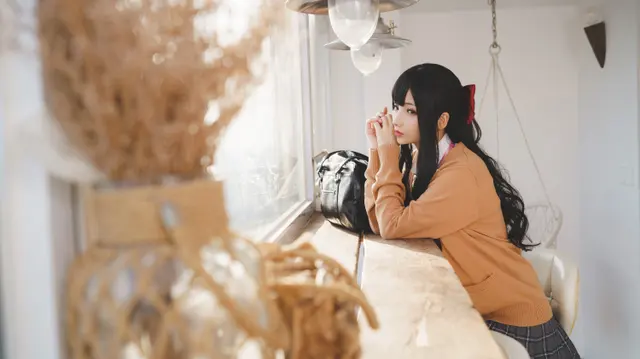 Coser@rioko凉凉子 Vol.060 放课后的学姐 (50 photos)