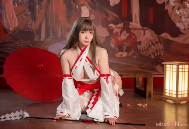 Coser@麻花麻花酱: 巫女系列 (50 photos)